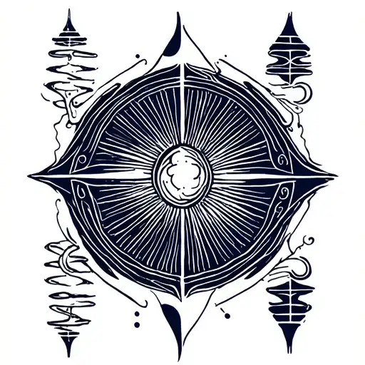 Gemini and Aquarius tattoo design idea