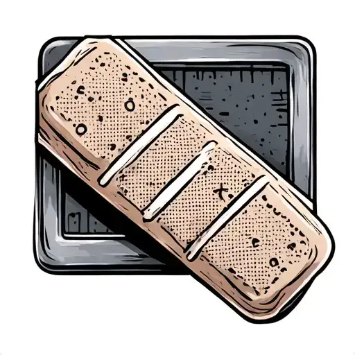 Band Aid tattoo design idea