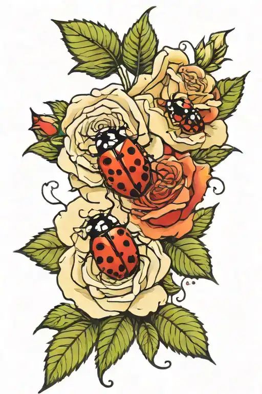 152+ Rose And Ladybug Tattoo Ideas in 2026 - BlackInk AI