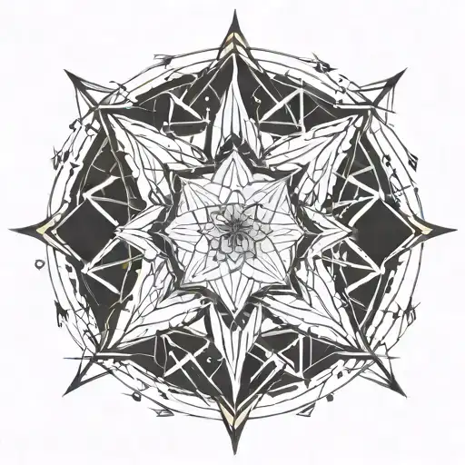 arcane sigil tattoo design idea