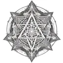 arcane sigil tattoo design idea