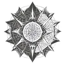 arcane sigil tattoo design idea