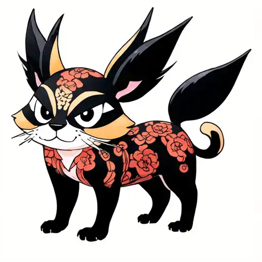 ONE PIECE manga/anime characters in a flash sheet format but redesigned as animals that best represent them  tattoo design idea