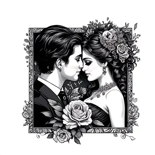 marriage couples tattoo design tattoo design idea