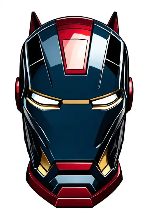 Ironman helment tattoo design idea