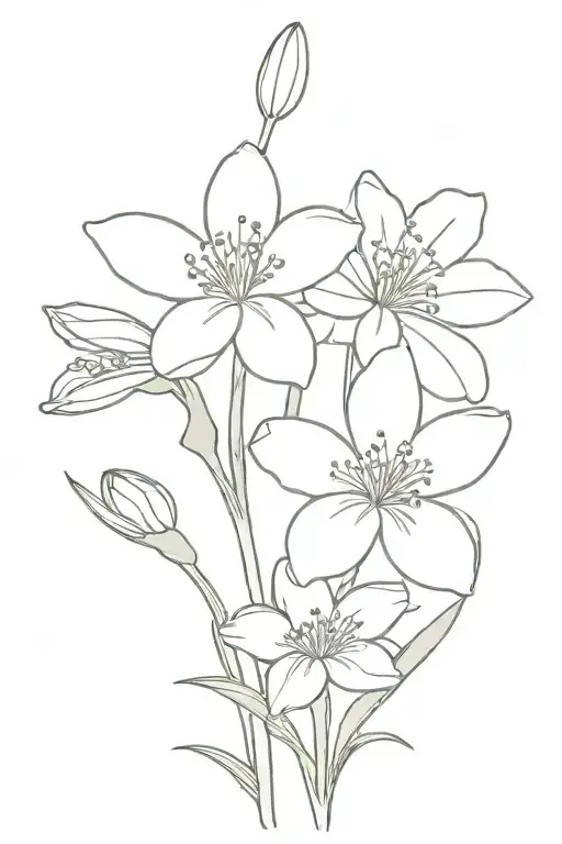 snowdrop flower, chrysanthemum flower, pansy flower,  rose flower, water lily, marigold flower, nacissus flower tattoo design idea