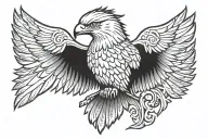 thunderbird outline tattoo tattoo design idea