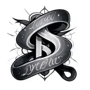 Dyslexia tattoo design idea