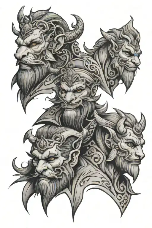3 Brothers tattoo design idea