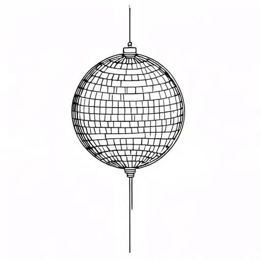 Disco Ball tattoo design idea