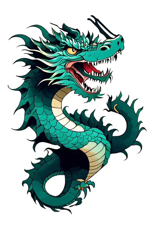 i want dragon  . This tattoo design so important to me. To me win first tattoo design idea