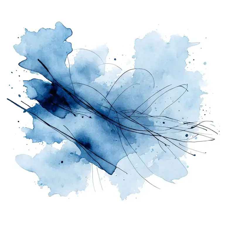 Abstract. lines that point a ways we imagine tattoo design idea