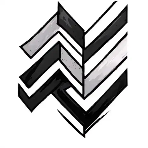 Chevron tattoo design idea