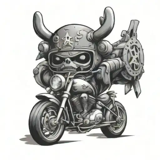 chopper form one peace tattoo design idea