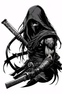 Ninja Assassin tattoo design idea