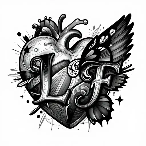 1,038+ Heart Initials Tattoo Ideas in 2026 - BlackInk AI