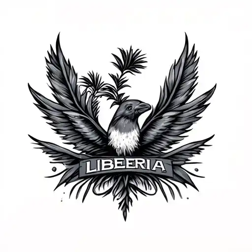 Liberia tattoo design idea