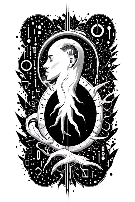 Morse code translation tattoo design idea