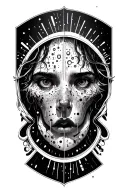 Morse code translation tattoo design idea