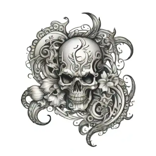 M D 4 tattoo design idea