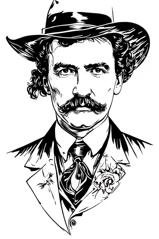 Doc Holliday tattoo design idea