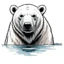 Polar Bear tattoo design idea