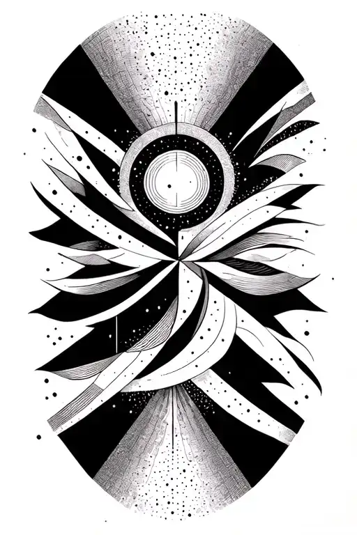 positivity, transformation, strength, and life energy forearm geometric tatoo design tattoo design idea