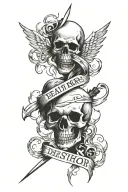 "death before dishonor" tattoo design idea
