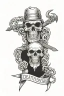 "death before dishonor" tattoo design idea