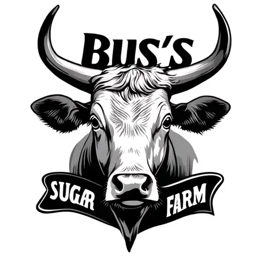 buss's cattle farm sugar mt arkansas tattoo design idea