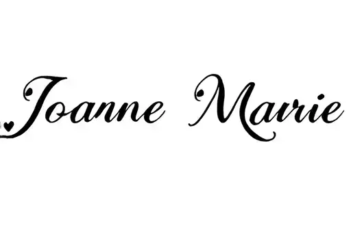 "Joanne Marie" tattoo design idea