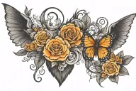 even when the night changes it will never change me and you tattoo design idea