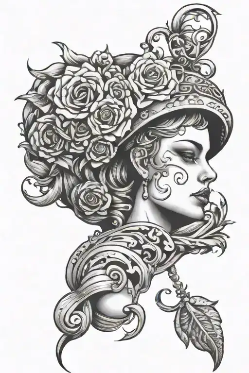 trust issues tattoo design idea