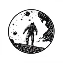 skywalking WRLD tattoo design idea