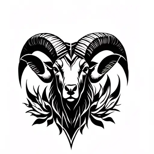 aries ram tattoo design idea