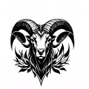aries ram tattoo design idea