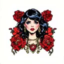 Beta sissy owned slave bitch permanent locked denied whore girl chastity blackmail tattoo design idea