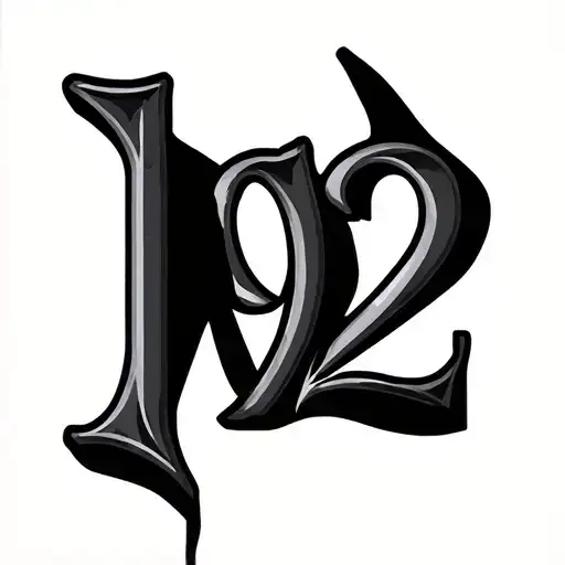 1972 Roman Numerals tattoo design idea