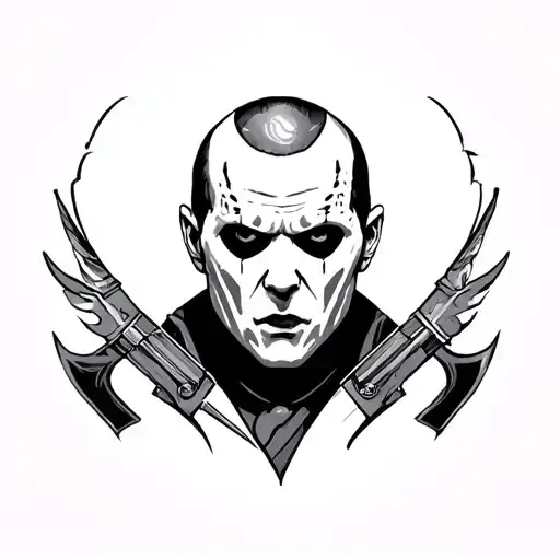 Tattoo concept Name of idea: “Aesthetics of control” Meaning Hannibal Lecter here is not just a maniac and not a pop icon tattoo design idea