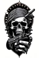 second amendment  tattoo design idea