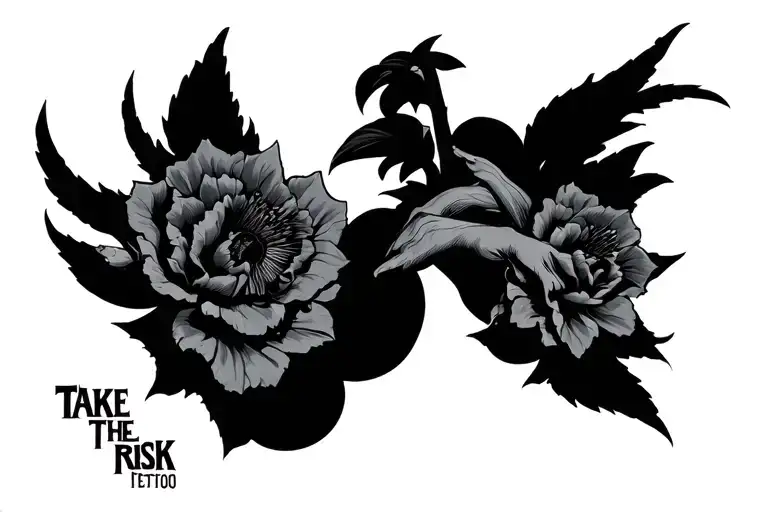take the risk tattoo design idea