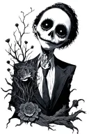 tim Burton tattoo design idea