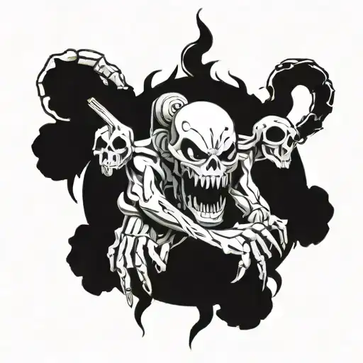 Nemesis Resident Evil tattoo design idea