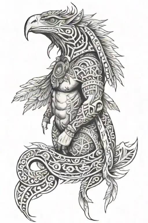 guardian tribal tattoo tattoo design idea