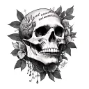 "moment die memento live" moment died memento live tattoo design idea