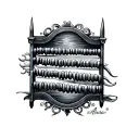 Abacus tattoo design idea