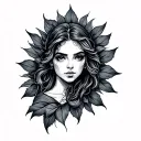 Elbow tattoo design idea