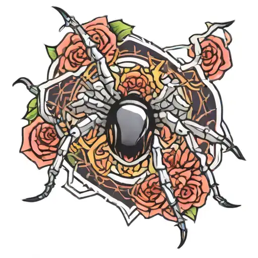 hunter x hunter spider tattoo design idea