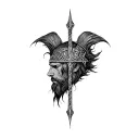 Coverup Norse Mythology tattoo design idea