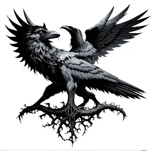 Odin Ravens Yggdrasil Fenrir Valkyrie Tyr tattoo design idea